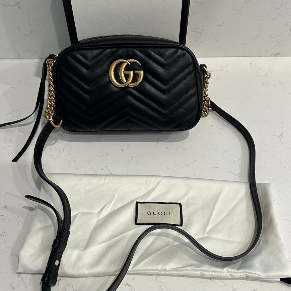 Gucci Black Leather Crossbody Bag - Picture 2 of 12